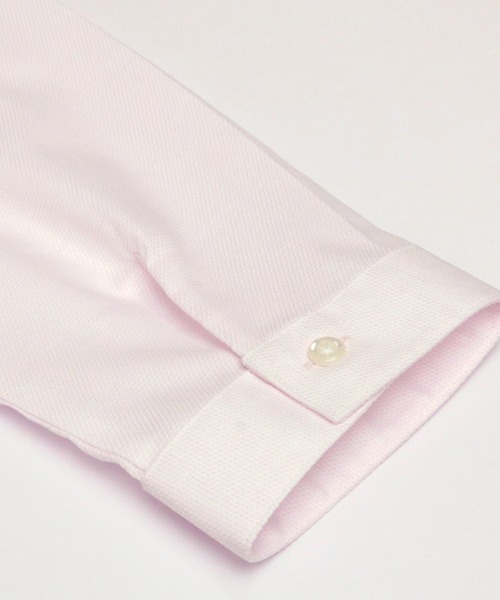 TOKYO SHIRTS（トウキョウシャツ）の「形態安定ノーアイロン スキッパー 七分袖ビジネスワイシャツ（ビジネスシャツ・レディース・ライトピンク・S/XL/L/LL/M/XS）」の3枚目の写真