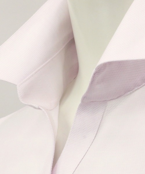 TOKYO SHIRTS（トウキョウシャツ）の「形態安定ノーアイロン スキッパー 七分袖ビジネスワイシャツ（ビジネスシャツ・レディース・ライトピンク・S/XL/L/LL/M/XS）」の4枚目の写真