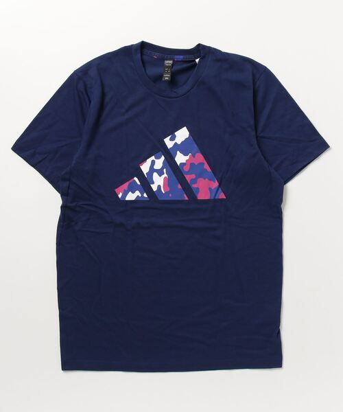 adidas(アディダス)の「アディダス adidas トレイン エッセンシャルズ シーズナル ロゴ トレーニング 半袖Tシャツ(Tシャツ/カットソー・メンズ・ホワイト/ブラック/ダークブルー・M/S/3L/L/LL)」の3枚目の写真
