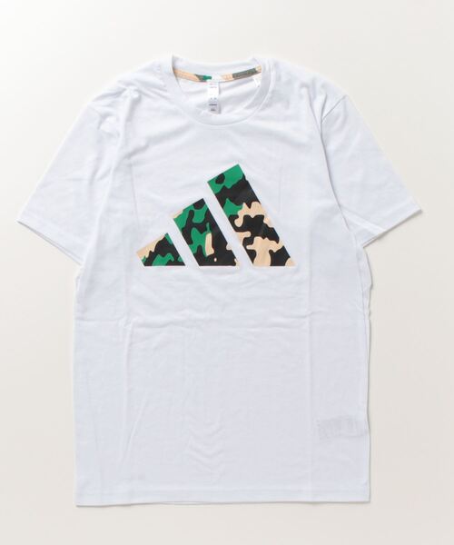 adidas(アディダス)の「アディダス adidas トレイン エッセンシャルズ シーズナル ロゴ トレーニング 半袖Tシャツ(Tシャツ/カットソー・メンズ・ホワイト/ブラック/ダークブルー・M/S/3L/L/LL)」の2枚目の写真