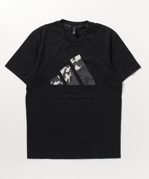 adidas(アディダス)の「アディダス adidas トレイン エッセンシャルズ シーズナル ロゴ トレーニング 半袖Tシャツ(Tシャツ/カットソー・メンズ・ホワイト/ブラック/ダークブルー・M/S/3L/L/LL)」の1枚目の写真