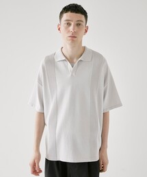 CITY TOKYO | スキッパーリラックスニットポロシャツ(ポロシャツ)
