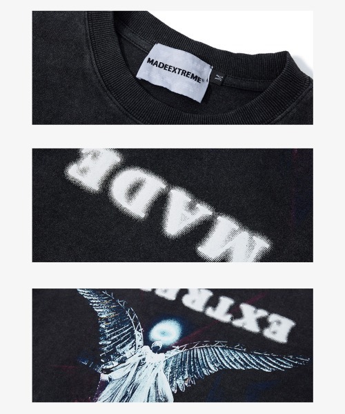 Ressaca(レサーカ)の「オーバーサイズ グラフィックロゴプリント クルーネック半袖Tシャツ(Tシャツ/カットソー・メンズ・ブラック/カーキ/ブラック系その他・M/L/XL/XXL)」の19枚目の写真