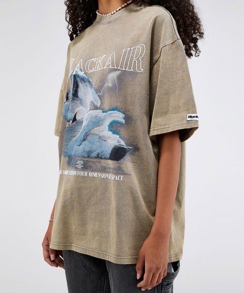 Ressaca(レサーカ)の「オーバーサイズ グラフィックロゴプリント クルーネック半袖Tシャツ(Tシャツ/カットソー・メンズ・ブラック/カーキ/ブラック系その他・M/L/XL/XXL)」の20枚目の写真