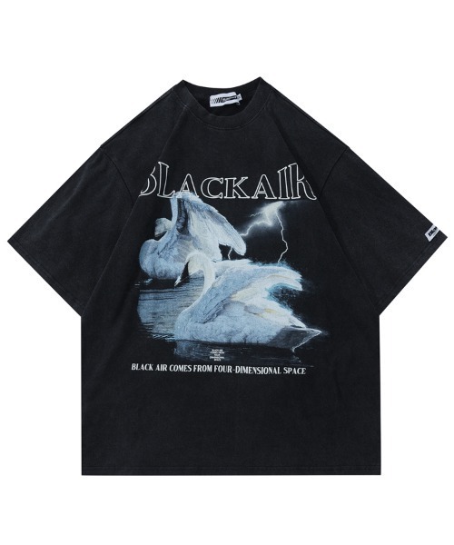 Ressaca(レサーカ)の「オーバーサイズ グラフィックロゴプリント クルーネック半袖Tシャツ(Tシャツ/カットソー・メンズ・ブラック/カーキ/ブラック系その他・M/L/XL/XXL)」の8枚目の写真