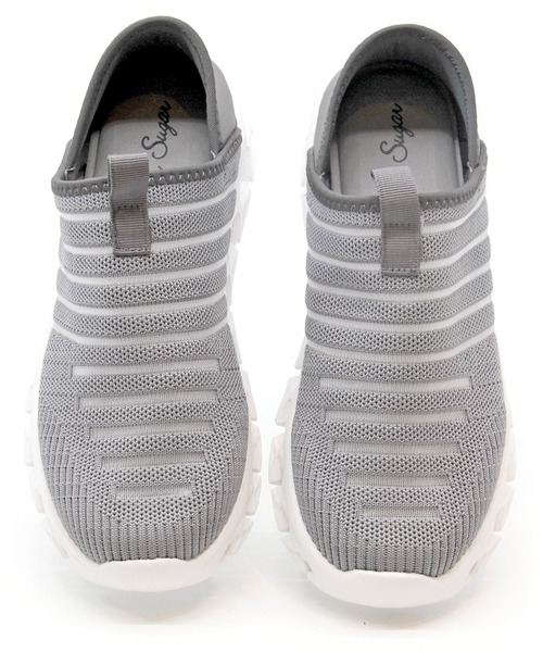 Sugar Sugar（シュガーシュガー）の「【SUGAR SUGAR シュガーシュガー】軽量メッシュ2WAYスニーカー（スニーカー・レディース・ホワイト/ピンク/グレー/ブラック・22.5cm/23.0cm/23.5cm/24.0cm/24.5cm）」の6枚目の写真