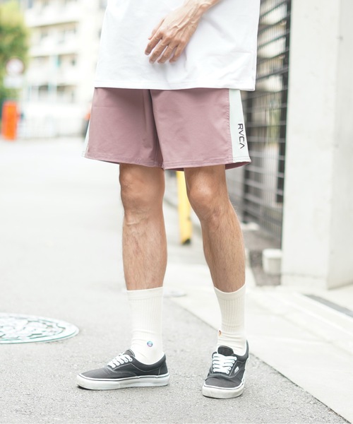 RVCA(ルーカ)の「RVCA メンズ PERRY MIX BS ボードショーツ/サーフトランクス【2023年春夏モデル】/ルーカ水着(水着・メンズ・ブラウン/アクア/パープル/ブラック系その他/ブラック・SMALL/MEDIUM/LARGE/X-LARGE)」の1枚目の写真