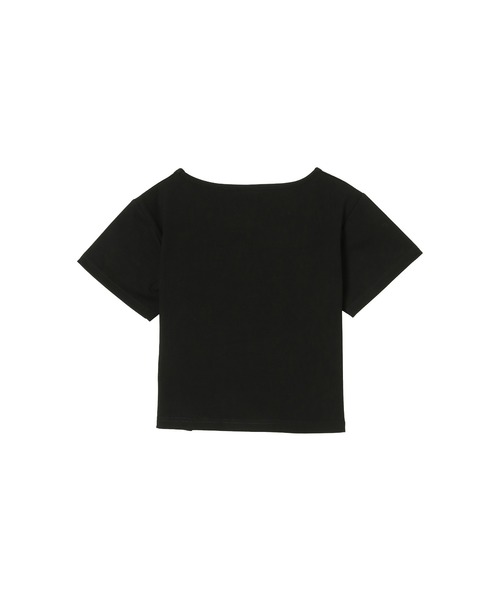 ANDGEEBEE(アンジービー)の「ワンポイントミニT(Tシャツ/カットソー・レディース・ブラック/ホワイト・MEDIUM)」の8枚目の写真