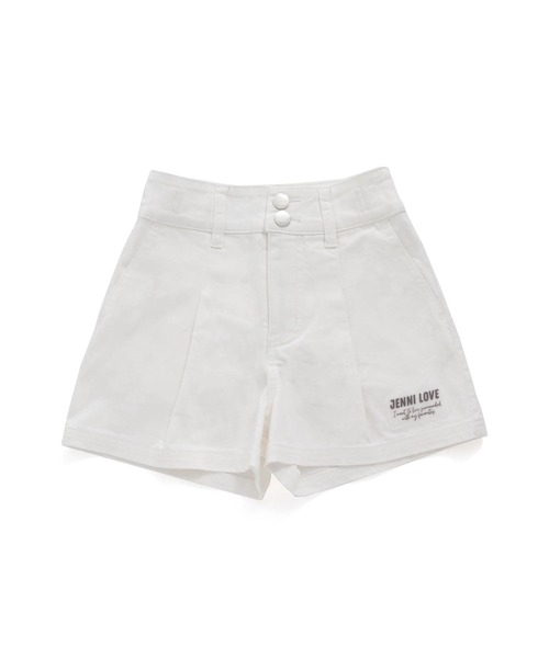 JENNI love（ジェニィラブ）の「ハイウエストショーパン（デニムパンツ・キッズ・ブラック/サックスブルー/ブルー/オフホワイト・140cm/130cm/160cm/150cm）」の19枚目の写真