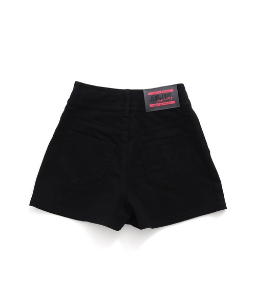 JENNI love（ジェニィラブ）の「ハイウエストショーパン（デニムパンツ・キッズ・ブラック/サックスブルー/ブルー/オフホワイト・140cm/130cm/160cm/150cm）」の22枚目の写真