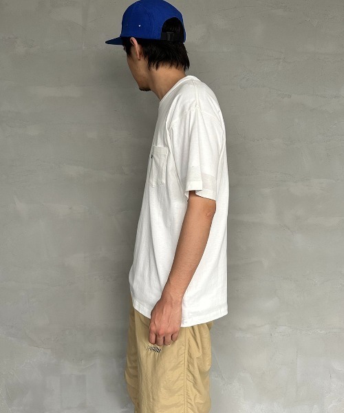 Lee（リー）の「[LEE/リー] ワンポイントロゴ刺繍 ショートスリーブポケットTシャツ（Tシャツ/カットソー・レディース・ホワイト/ブラック・M/L）」の15枚目の写真