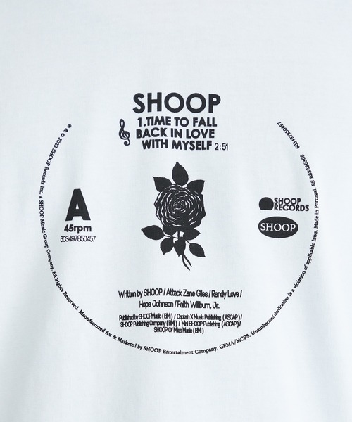 SHOOP （シュープ）の「【SHOOP/シュープ】FALL IN LOVE T-SHIRT（Tシャツ/カットソー・メンズ・ホワイト・SMALL/MEDIUM）」の7枚目の写真