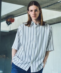 HARE | トロミストライプシャツ(HARE)(シャツ/ブラウス)