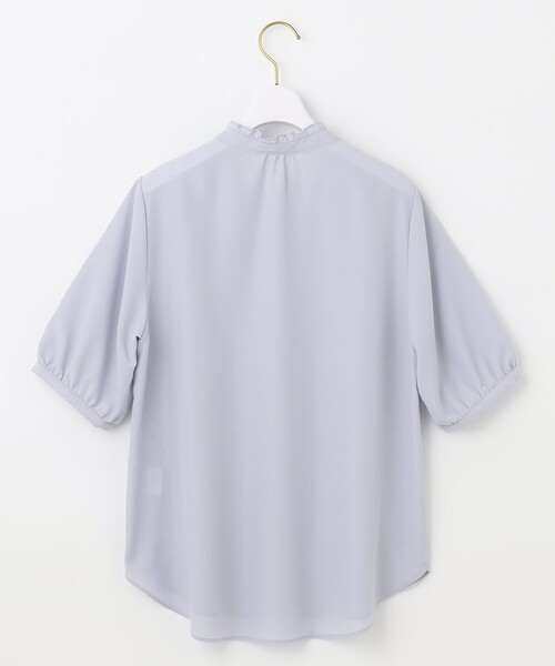 ANY SIS(エニィスィス)の「【洗える】フリルスタンドピンタック ブラウス(シャツ/ブラウス・レディース・ホワイト系/ライトグレー系/スカイブルー系・2)」の13枚目の写真