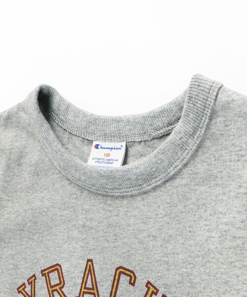 Champion（チャンピオン）の「【Champion チャンピオン】カジュアル半袖Tシャツ（Tシャツ/カットソー・キッズ・レモンイエロー/杢グレー・140/130/100/110/120）」の13枚目の写真