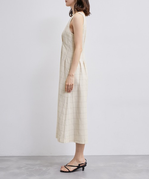 ROPE'（ロペ）の「【雑誌掲載】【洗える】スクエアネックワンピース/セット対応（ワンピース・レディース・キャメル/ホワイト系その他5・38）」の21枚目の写真