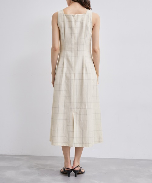 ROPE'（ロペ）の「【雑誌掲載】【洗える】スクエアネックワンピース/セット対応（ワンピース・レディース・キャメル/ホワイト系その他5・38）」の18枚目の写真