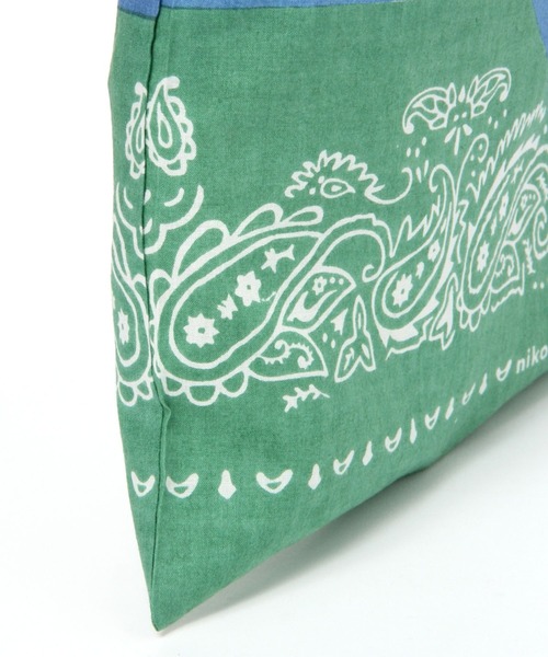 niko and...（ニコアンド）の「オリジナルプリントバンダナバッグ（トートバッグ・レディース・レッド/ブルー・0）」の10枚目の写真