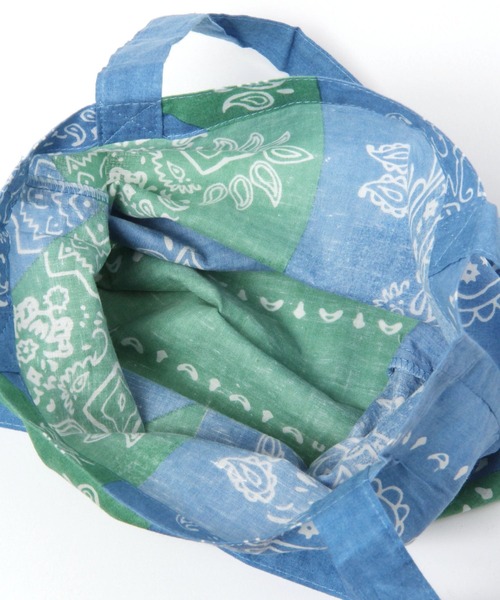 niko and...（ニコアンド）の「オリジナルプリントバンダナバッグ（トートバッグ・レディース・レッド/ブルー・0）」の11枚目の写真