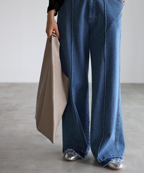 POUTOJOURU（ポートジュール）の「【ポートジュール】 トライアングルトートバッグ フェイクレザー　A4（トートバッグ・レディース・ブラック/ベージュ/グレー・FREE）」の19枚目の写真