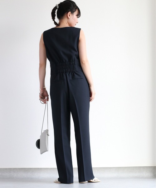 cepo（セポ）の「リネンライクサロペット セットアップ可能（サロペット/オーバーオール・レディース・グリーン/ブラック・M/L）」の10枚目の写真