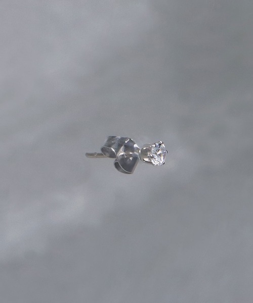 SBG（エスビー）の「SBG ストーンスタッドピアス（ピアス（片耳用）・メンズ・ブラック/シルバー/ブラック系その他/シルバー系その他/ブラック系その他2/シルバー系その他2・FREE）」の5枚目の写真