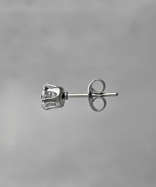 SBG（エスビー）の「SBG ストーンスタッドピアス（ピアス（片耳用）・メンズ・ブラック/シルバー/ブラック系その他/シルバー系その他/ブラック系その他2/シルバー系その他2・FREE）」の18枚目の写真