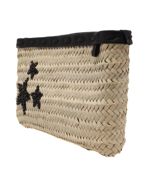 URBAN RESEARCH(アーバンリサーチ)の「UR jujube STAR CLUTH BAG(クラッチバッグ・レディース・ホワイト/シルバー/ブラック・FREE)」の4枚目の写真