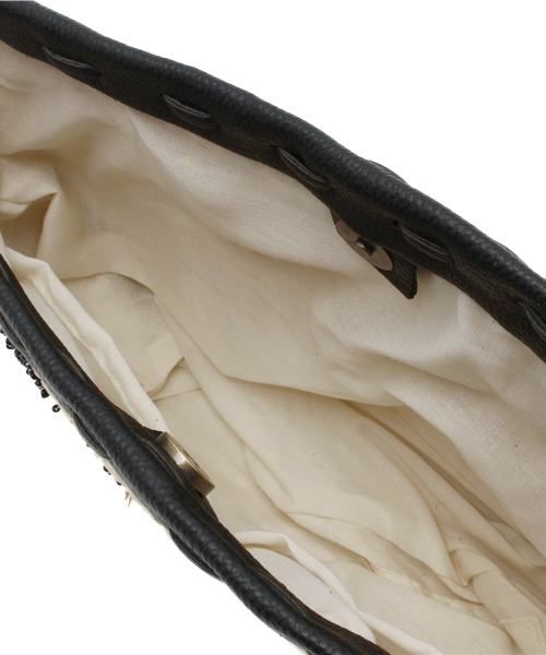 URBAN RESEARCH(アーバンリサーチ)の「UR jujube STAR CLUTH BAG(クラッチバッグ・レディース・ホワイト/シルバー/ブラック・FREE)」の8枚目の写真