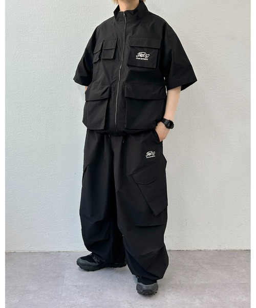 WHO'S WHO gallery（フーズフーギャラリー）の「COOPER FACT スタンドカラーミリタリーシャツ（シャツ/ブラウス・メンズ・ブラック/アイボリー/ベージュ・FREE）」の9枚目の写真