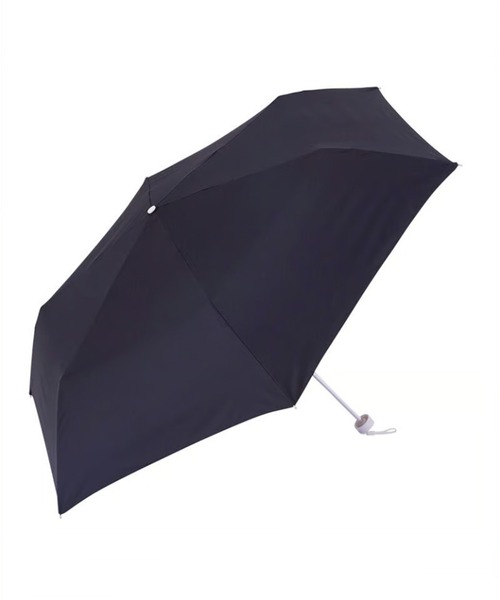 nifty colors（ニフティーカラーズ）の「【nifty colors】晴雨兼用 折りたたみ 耐風 ピーチドロップミニ55 1660（折りたたみ傘・レディース・ネイビー/ホワイト/ライトグリーン/グレー/ブラック/ライトピンク・FREE）」の5枚目の写真