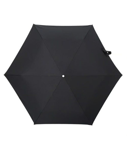 nifty colors（ニフティーカラーズ）の「【nifty colors】晴雨兼用 折りたたみ 耐風 ピーチドロップミニ55 1660（折りたたみ傘・レディース・ネイビー/ホワイト/ライトグリーン/グレー/ブラック/ライトピンク・FREE）」の8枚目の写真