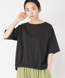 studio CLIP | 【抗菌防臭/紫外線防止】ギャザーヘムプルオーバー(Tシャツ/カットソー)