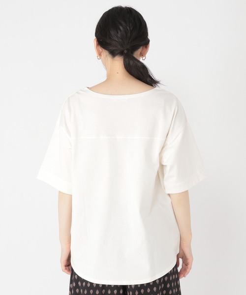 studio CLIP(スタディオクリップ)の「【抗菌防臭/紫外線防止】ギャザーヘムプルオーバー(Tシャツ/カットソー・レディース・ライトグレー/ブラック/オフホワイト/ラベンダー・FREE)」の12枚目の写真