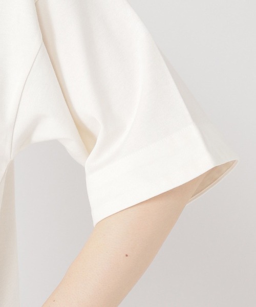 studio CLIP(スタディオクリップ)の「【抗菌防臭/紫外線防止】ギャザーヘムプルオーバー(Tシャツ/カットソー・レディース・ライトグレー/ブラック/オフホワイト/ラベンダー・FREE)」の8枚目の写真