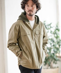 ms5368-RIPSTOP HOODED WORK SHIRTS シャツ