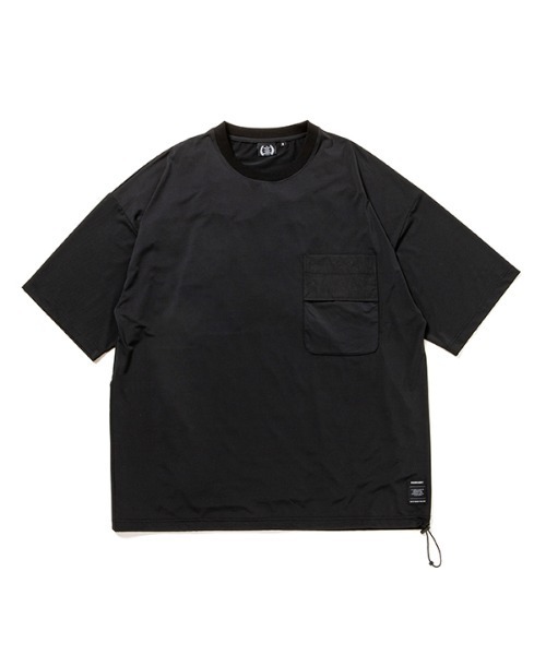 430(フォーサーティ)の「【430】S/S MESH BIG TEE(Tシャツ/カットソー・メンズ・ホワイト/グリーン/ブラック/カーキ/グレー・1/2)」の3枚目の写真