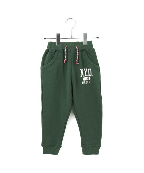 MAKE YOUR DAY(メイクユアデイ)の「MYDロゴカットソージョガーパンツ■80~140cm(その他パンツ・キッズ・ネイビー/ブラック/グリーン/グレー・110/130/90/120/80/140/100)」の1枚目の写真