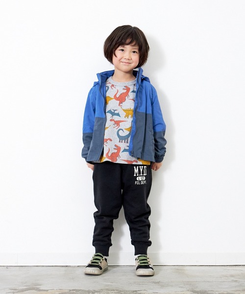 MAKE YOUR DAY(メイクユアデイ)の「MYDロゴカットソージョガーパンツ■80~140cm(その他パンツ・キッズ・ネイビー/ブラック/グリーン/グレー・110/130/90/120/80/140/100)」の6枚目の写真