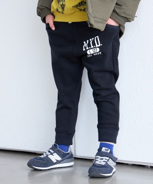 MAKE YOUR DAY(メイクユアデイ)の「MYDロゴカットソージョガーパンツ■80~140cm(その他パンツ・キッズ・ネイビー/ブラック/グリーン/グレー・110/130/90/120/80/140/100)」の9枚目の写真