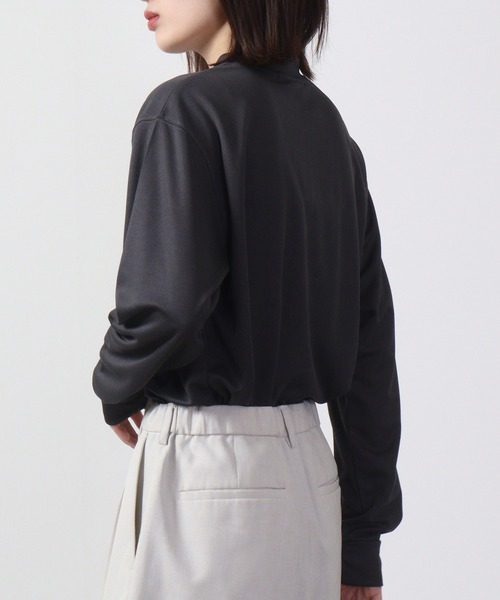 FUNALIVE（ファンアライブ）の「ゴルフウェアハイネック長袖インナー（Tシャツ/カットソー・メンズ・ホワイト/チャコールグレー/ブラック/ダークグレー/チャコール/ホワイト系/ホワイト系1/ホワイト系2/ブラック系/ブラック系1/ブラック系2/グレー系・L/XL/M）」の21枚目の写真