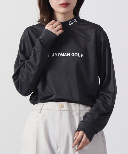 FUNALIVE（ファンアライブ）の「ゴルフウェアハイネック長袖インナー（Tシャツ/カットソー・メンズ・ホワイト/チャコールグレー/ブラック/ダークグレー/チャコール/ホワイト系/ホワイト系1/ホワイト系2/ブラック系/ブラック系1/ブラック系2/グレー系・L/XL/M）」の19枚目の写真