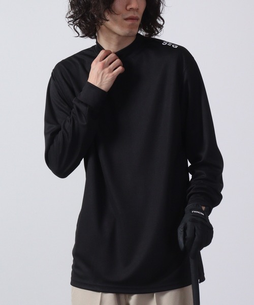 FUNALIVE（ファンアライブ）の「ゴルフウェアハイネック長袖インナー（Tシャツ/カットソー・メンズ・ホワイト/チャコールグレー/ブラック/ダークグレー/チャコール/ホワイト系/ホワイト系1/ホワイト系2/ブラック系/ブラック系1/ブラック系2/グレー系・L/XL/M）」の16枚目の写真