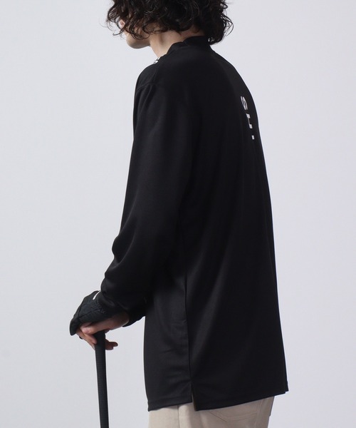 FUNALIVE（ファンアライブ）の「ゴルフウェアハイネック長袖インナー（Tシャツ/カットソー・メンズ・ホワイト/チャコールグレー/ブラック/ダークグレー/チャコール/ホワイト系/ホワイト系1/ホワイト系2/ブラック系/ブラック系1/ブラック系2/グレー系・L/XL/M）」の14枚目の写真