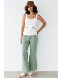 ALEXIA STAM | Tuck Flare Pants /タックフレアパンツ(その他パンツ)