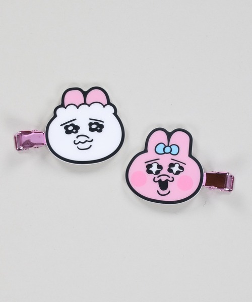 SPINNS（スピンズ）の「【おぱんちゅうさぎ】前髪クリップ/2個セット（バレッタ/ヘアクリップ・レディース・A/B/D/C・ONESIZE）」の2枚目の写真