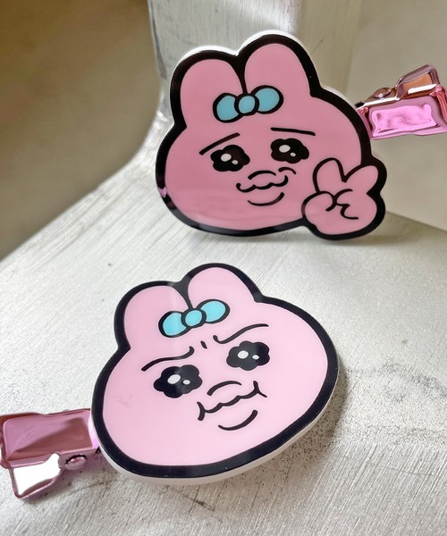 SPINNS（スピンズ）の「【おぱんちゅうさぎ】前髪クリップ/2個セット（バレッタ/ヘアクリップ・レディース・A/B/D/C・ONESIZE）」の4枚目の写真