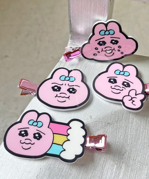 SPINNS（スピンズ）の「【おぱんちゅうさぎ】前髪クリップ/2個セット（バレッタ/ヘアクリップ・レディース・A/B/D/C・ONESIZE）」の13枚目の写真