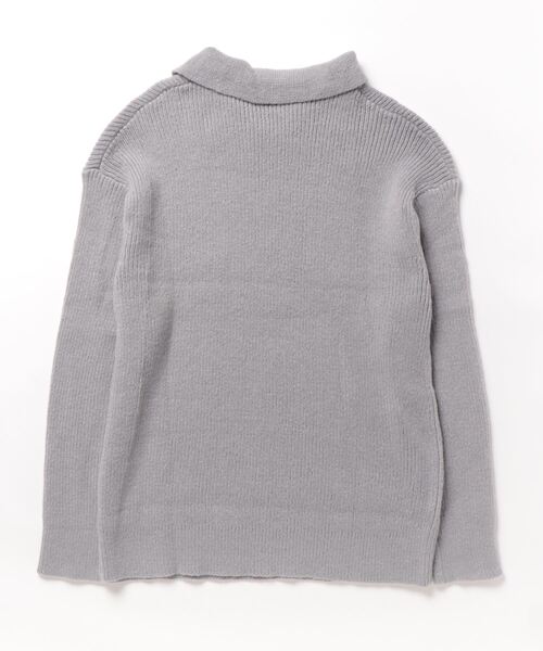 B.R.U(ブル)の「オーバーニットハーフジップトップス(ニット/セーター・メンズ・ブラウン/ブラック/グレー・FREE)」の7枚目の写真