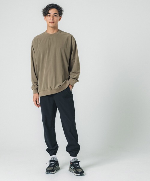 coca(coca)(コカ)の「メンズ4wayストレッチクルーネックトップス(Tシャツ/カットソー・メンズ・ネイビー/グレー/ブラック/カーキ・L/M)」の5枚目の写真